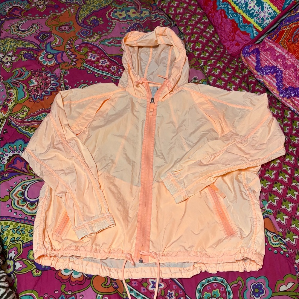 Athleta Orange Expedition Hike Shell Windbreaker … - image 3